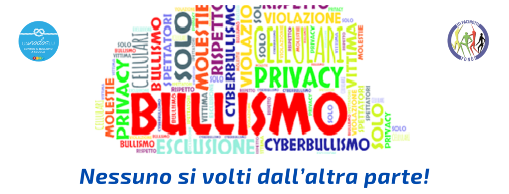 Banner Lotta al Bullismo e cyberbullismo